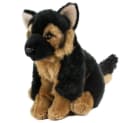 Teddys Rothenburg Kuscheltier Schäferhund 19 cm Schwarz/Braun Bild 2