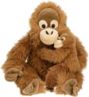Uni-Toys Orang-Utan mit Baby 30 cm Plüschtier 100 % Recyceltes Füllmaterial Bild 2