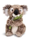 Uni-Toys Kuscheltier Koala mit Blatt, sitzend - 16 cm - Plüschtier, 100 % recyceltes Füllmaterial Bild 1