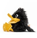 Uni-Toys Kuscheltier Handpuppe Rabe Gelb Plüsch-Vogel Bild 2