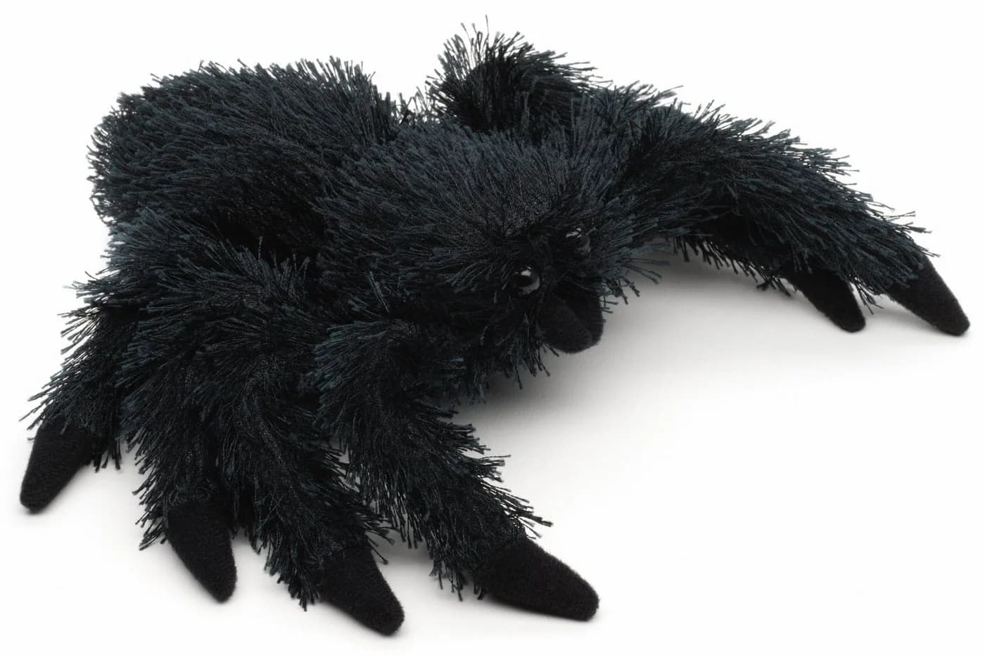 Uni-Toys Schwarze Spinne 20 cm Plüschtier 100 % Recyceltes Füllmaterial