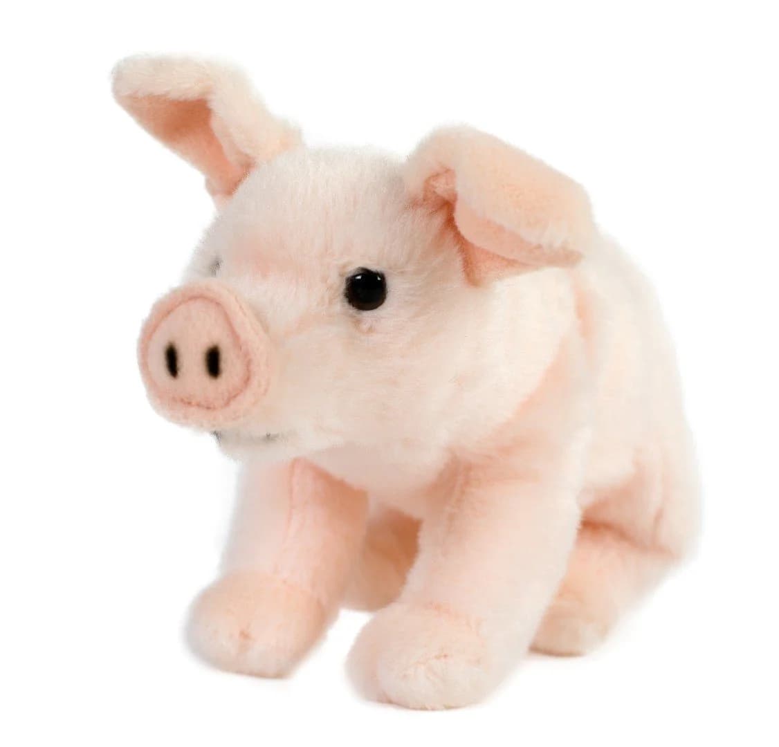 Teddys Rothenburg Kuscheltier Schwein Rudi 20 cm rosa Plüschschwein - Bild 2