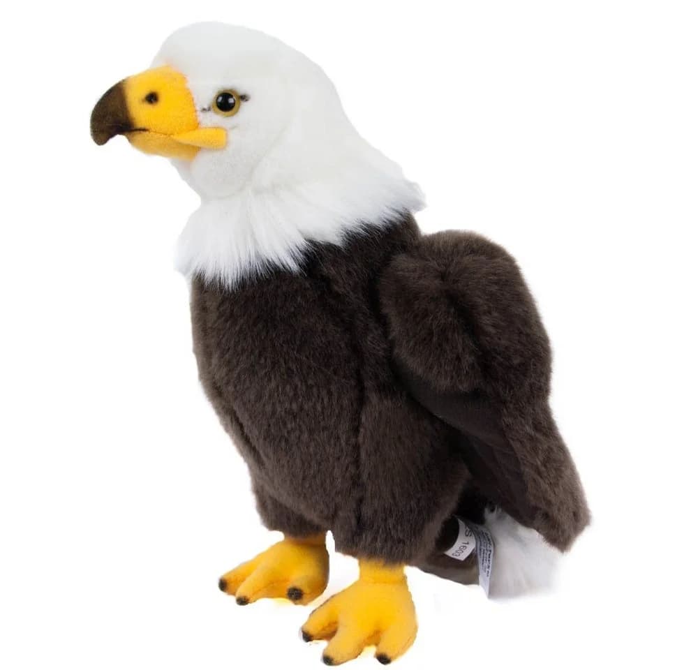 Teddys Rothenburg Weißkopfseeadler Plüschtier 24 cm Braun/Weiß/Gelb - Bild 2