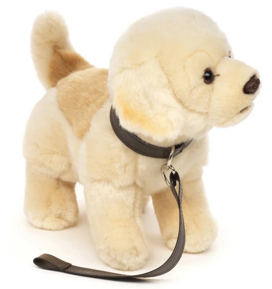 Uni-Toys Golden Retriever Plüschtier 29 cm mit Leine - Bild 3