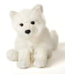 Uni-Toys Kuscheltier Polarfuchs 23 cm Weiß Plüsch Bild 2