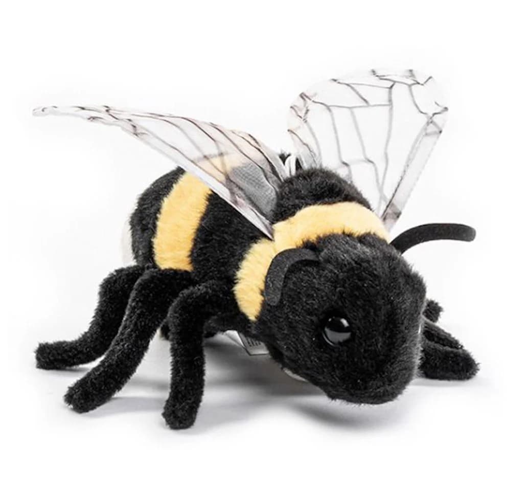 Uni-Toys Kuscheltier Hummel 16 cm - Nachhaltiges Plüsch-Insekt - Bild 2