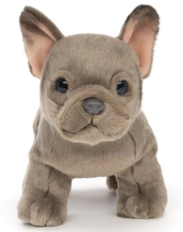 Uni-Toys Kuscheltier Französische Bulldogge 26 cm Grau - Bild 2