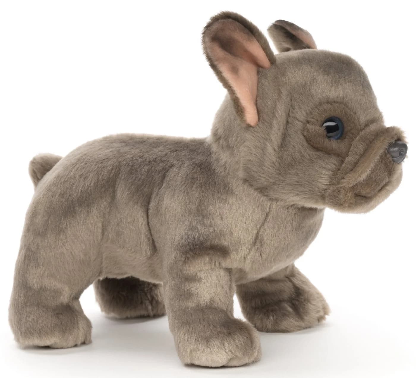 Uni-Toys Kuscheltier Französische Bulldogge 26 cm Grau - Bild 3