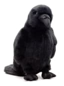 Uni-Toys Kuscheltier Rabe Schwarz 23 cm Plüsch-Vogel Bild 3