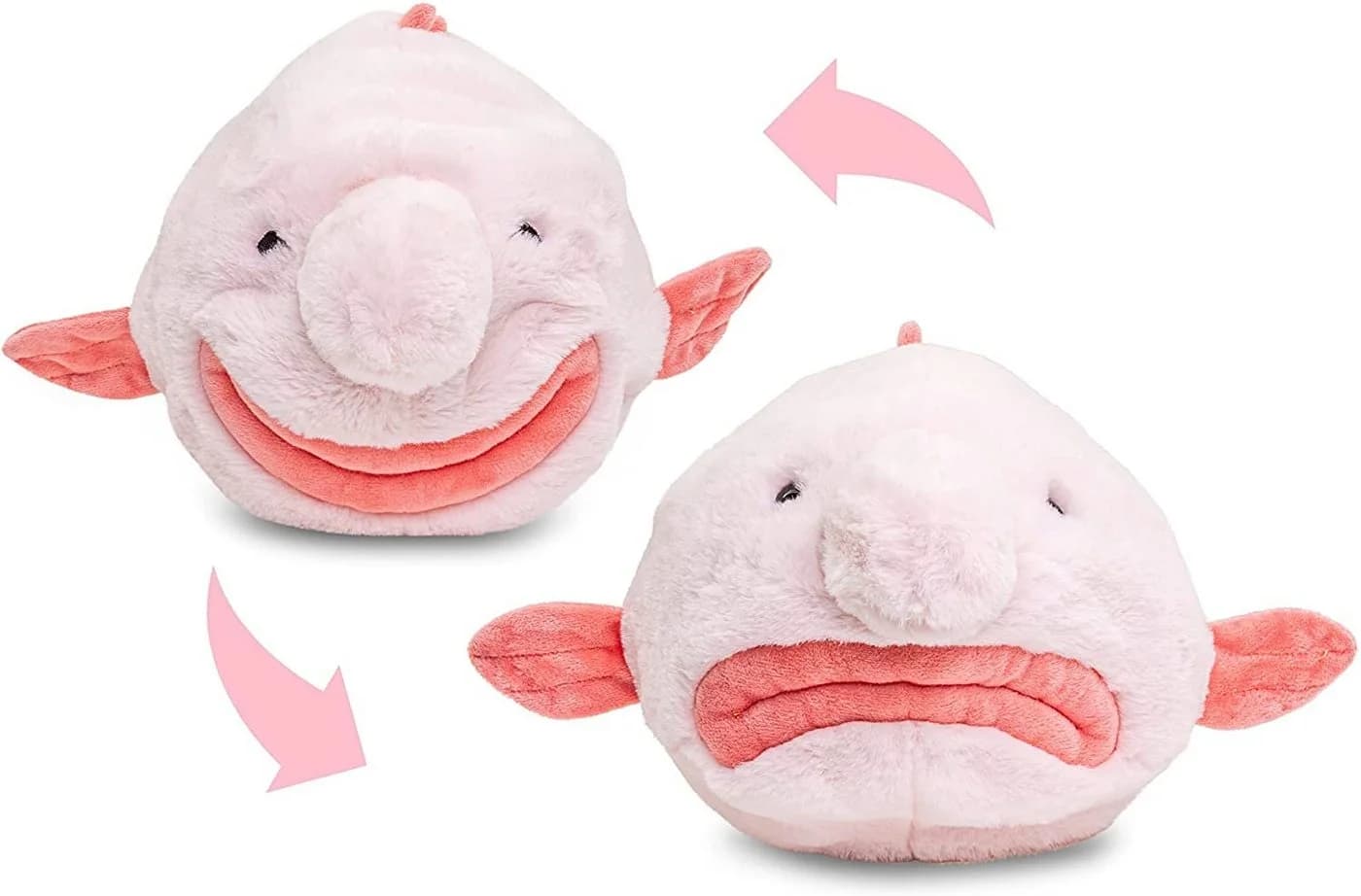 Uni-Toys Kuscheltier Blobfisch Flip-Plüschtier Wende-Plüsch 29 cm - Bild 2