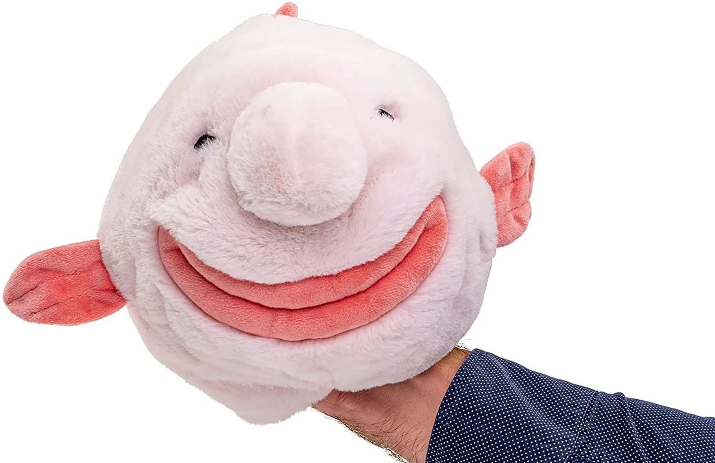 Uni-Toys Kuscheltier Blobfisch Flip-Plüschtier Wende-Plüsch 29 cm - Bild 3