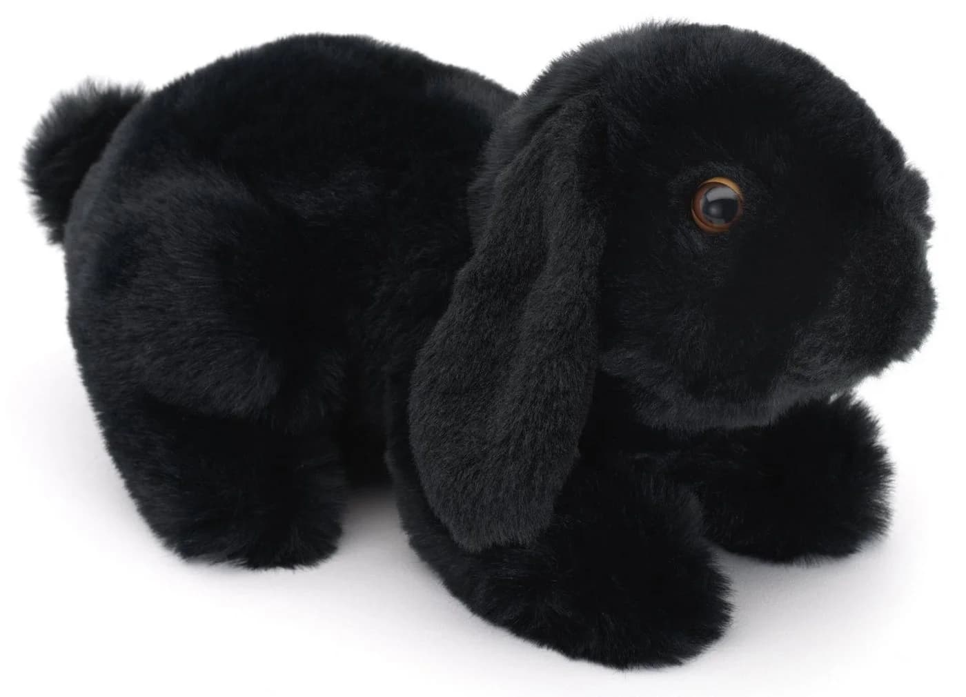 Uni-Toys Kuscheltier Widderkaninchen Schwarz 20 cm Plüsch