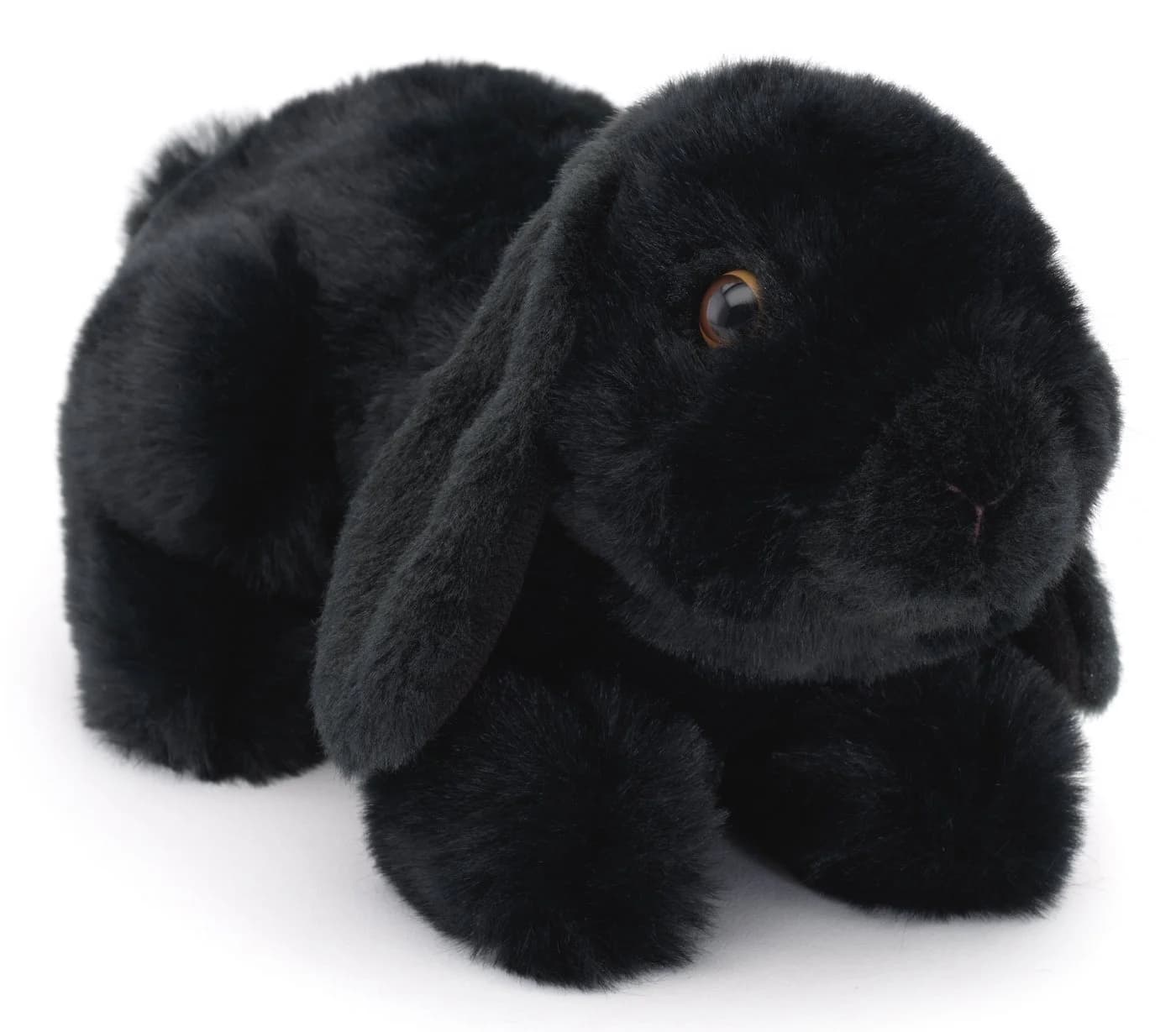Uni-Toys Kuscheltier Widderkaninchen Schwarz 20 cm Plüsch - Bild 2