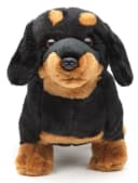 Uni-Toys Kuscheltier Dackel 28 cm Plüsch-Hund 100 % Recyceltes Füllmaterial Bild 1