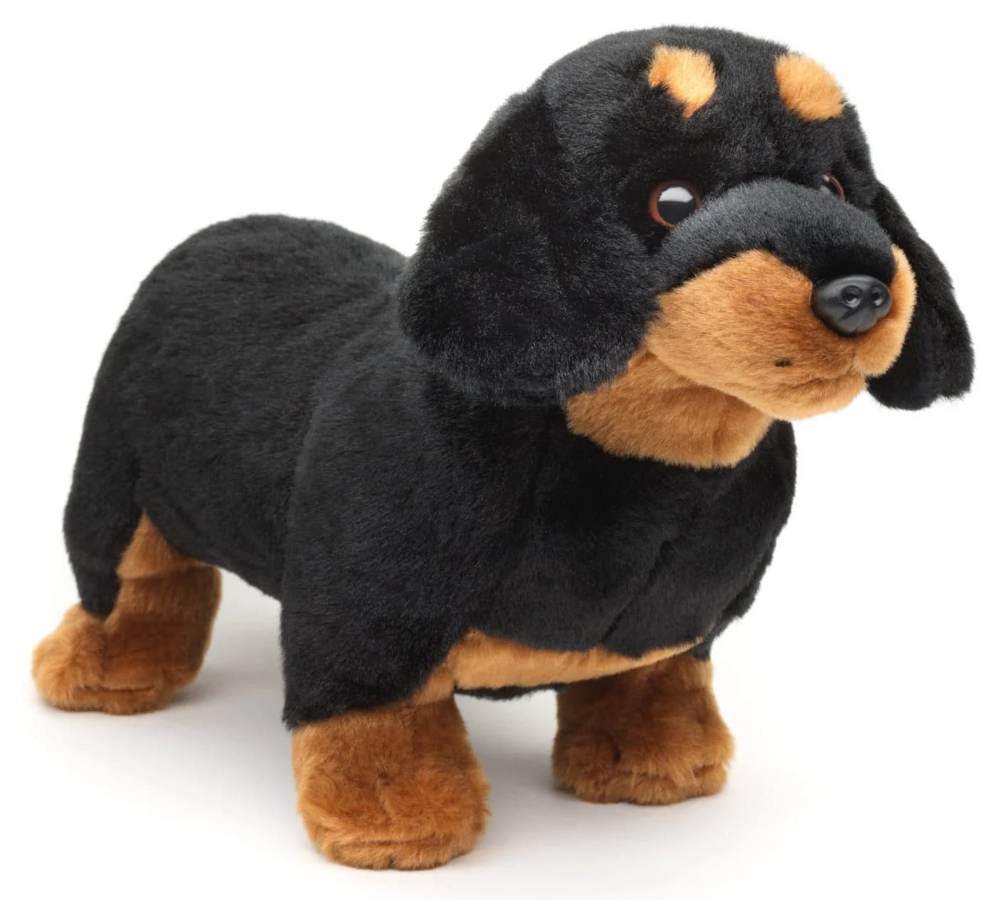 Uni-Toys Kuscheltier Dackel 28 cm Plüsch-Hund 100 % Recyceltes Füllmaterial - Bild 2