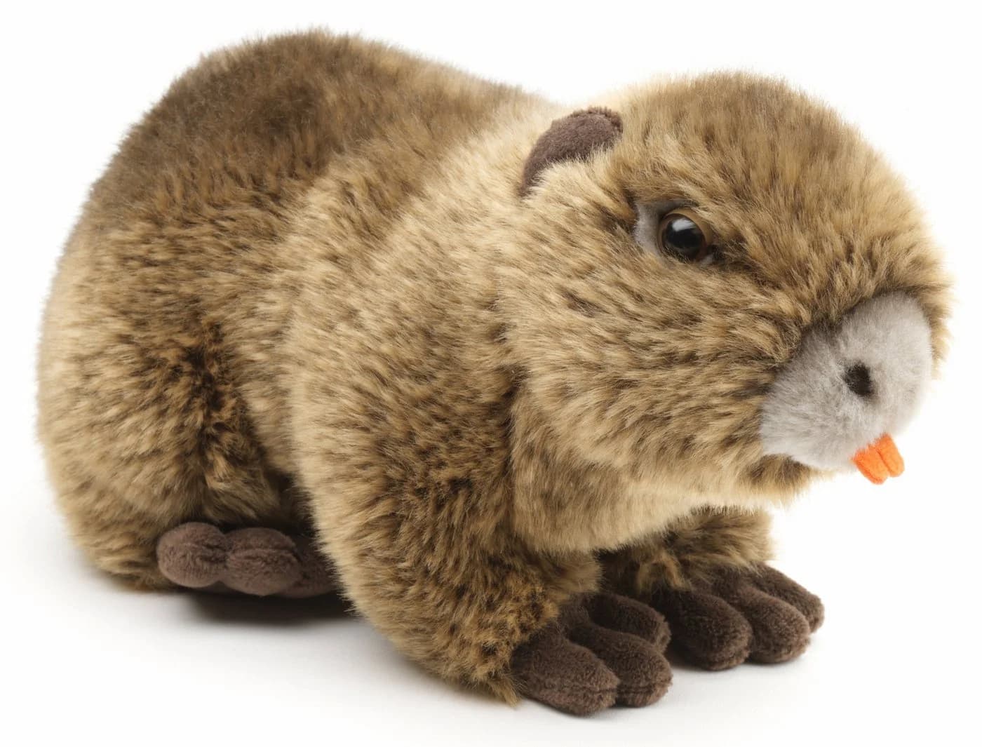 Uni-Toys Kuscheltier Nutria Plüsch Sumpfotter Orange