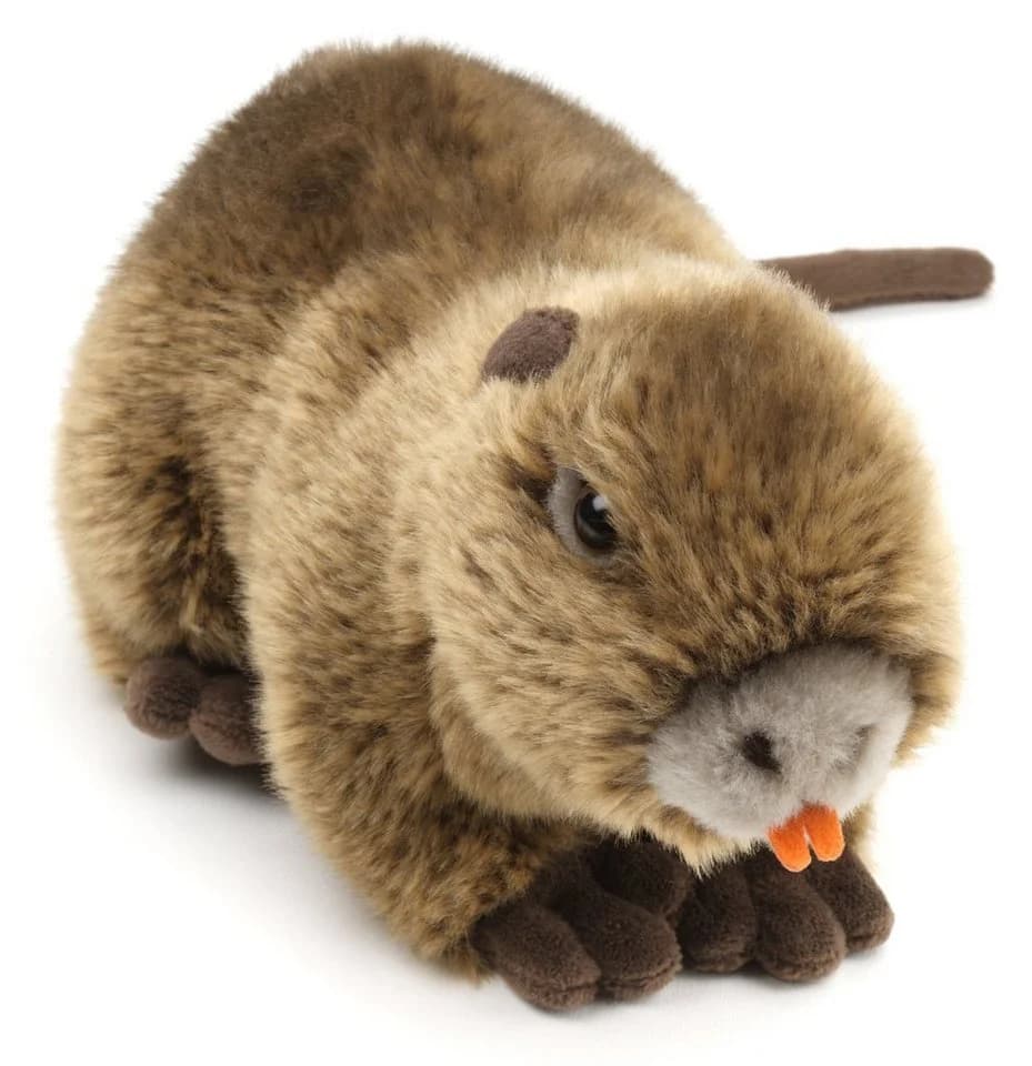 Uni-Toys Kuscheltier Nutria Plüsch Sumpfotter Orange - Bild 2