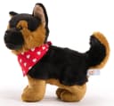 Uni-Toys Kuscheltier Deutscher Schäferhund mit Herzchen-Halstuch 26 cm Bild 3