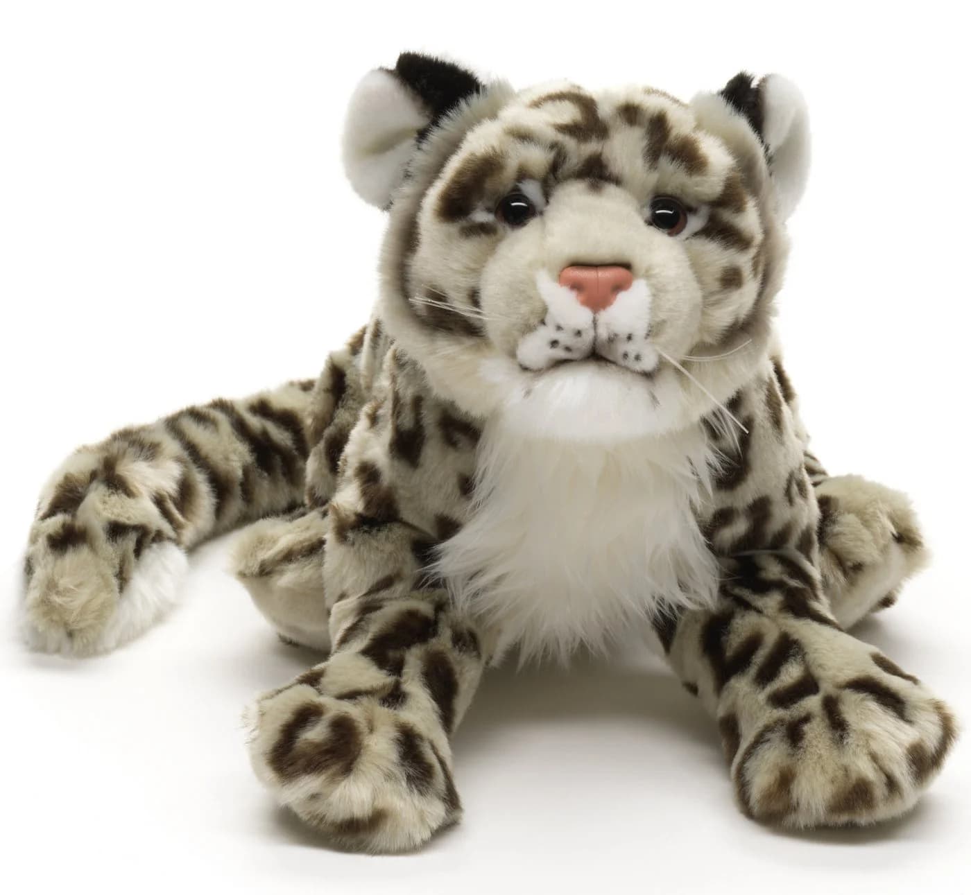 Uni-Toys Kuscheltier Schneeleopard Plüschtier 82 cm Weiß