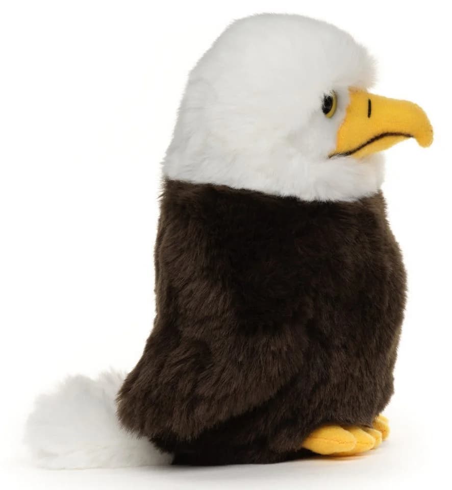 Uni-Toys Kuscheltier Weißkopfseeadler Baby Plüsch-Vogel Weiß - Bild 3