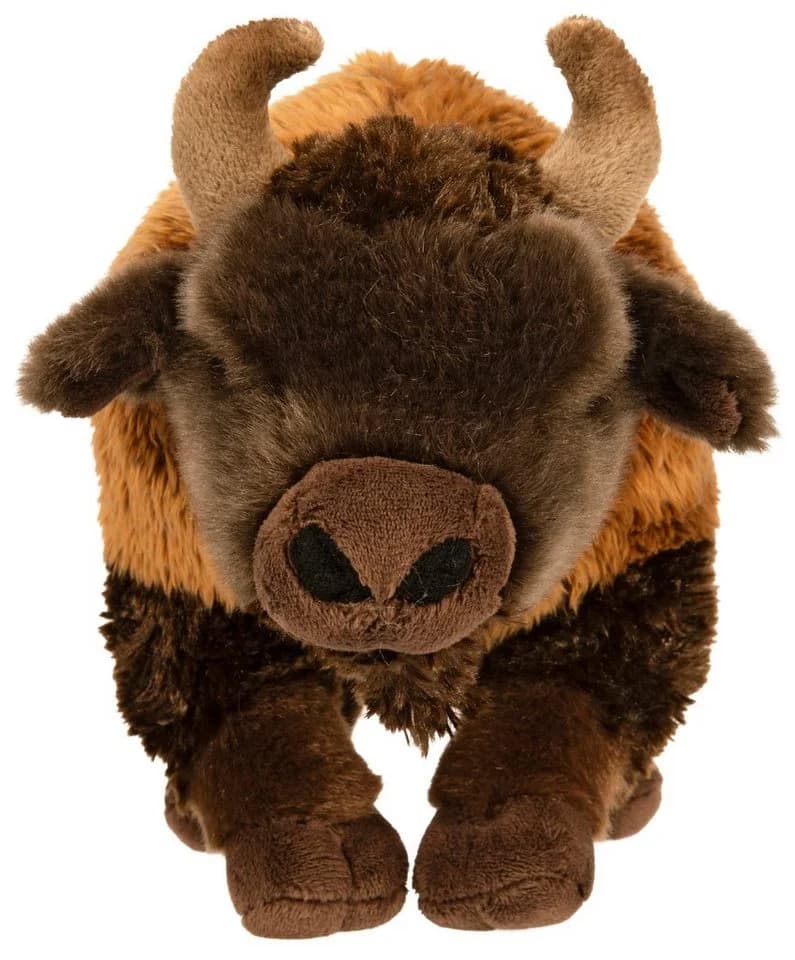 Uni-Toys Kuscheltier Bison 29 cm Plüschtier 100 % Recyceltes Füllmaterial - Bild 3