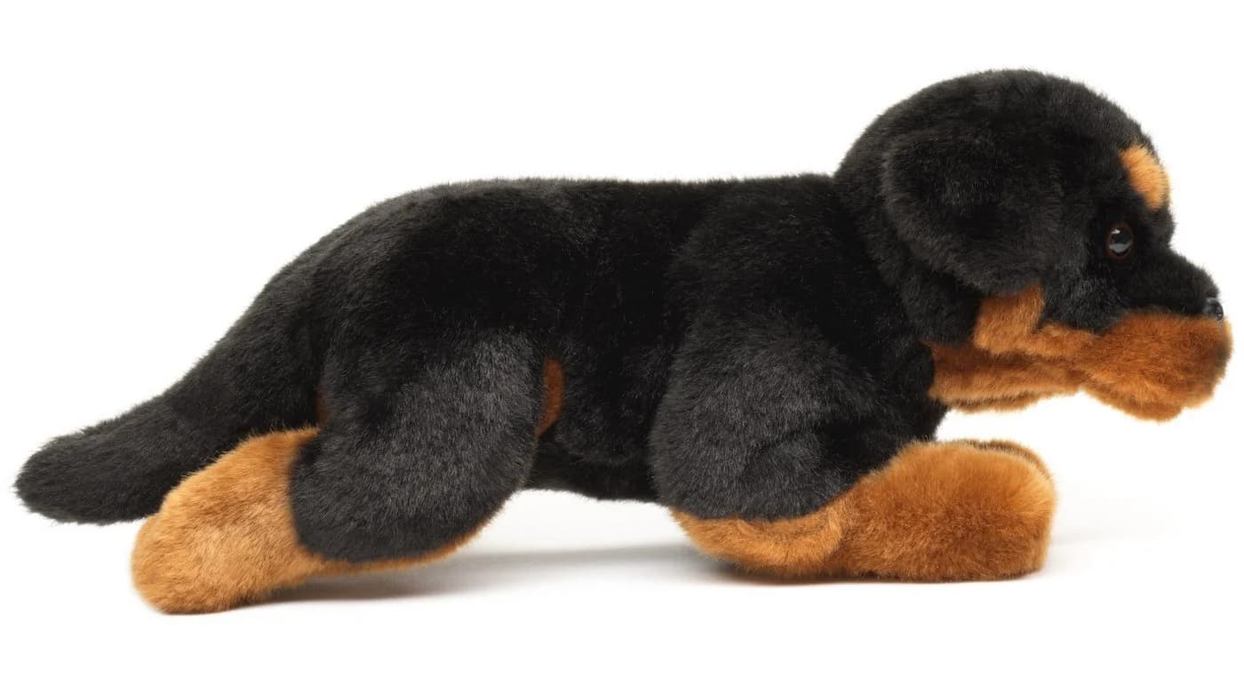 Uni-Toys Kuscheltier Rottweiler Plüsch-Hund 33 cm - Bild 3