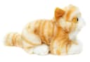 Uni-Toys Kuscheltier Katze mit Stimme (braun-weiß) - 20 cm - Plüsch, Plüschtier, zu 100 % recyceltes Füllmaterial Bild 3