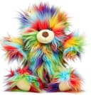 Uni-Toys Kuscheltier "Pipbuch" Gute-Laune-Teddy Bunt 23 cm Bild 1