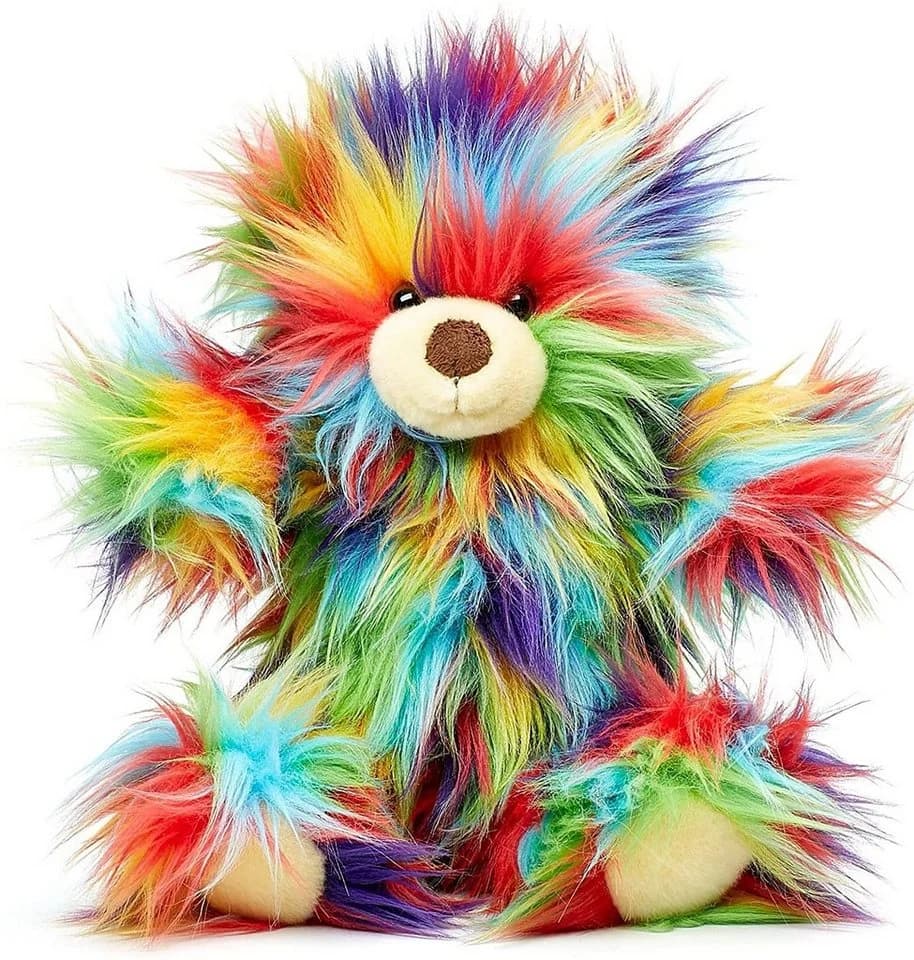 Uni-Toys Kuscheltier "Pipbuch" Gute-Laune-Teddy Bunt 23 cm - Bild 2