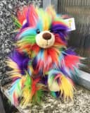 Uni-Toys Kuscheltier "Pipbuch" Gute-Laune-Teddy Bunt 23 cm Bild 3