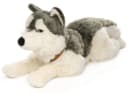Uni-Toys Kuscheltier Großer Husky 62 cm Plüsch-Hund mit Geschirr Bild 2