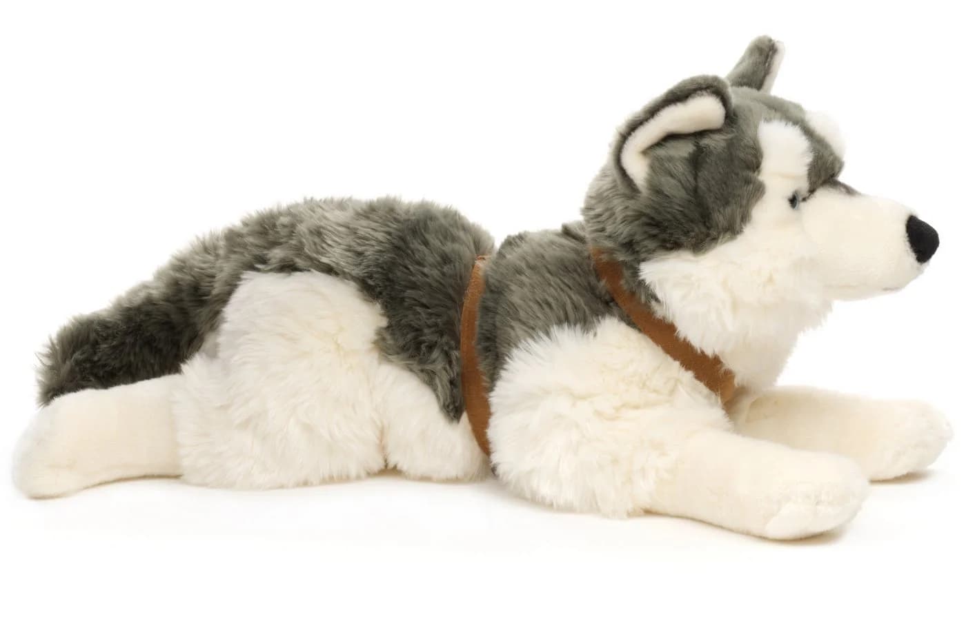 Uni-Toys Kuscheltier Großer Husky 62 cm Plüsch-Hund mit Geschirr - Bild 3