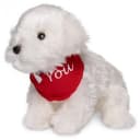 Uni-Toys Malteser Hund Kuscheltier "I Love You" 26 cm Plüschtier 100% Recyceltes Füllmaterial Bild 1