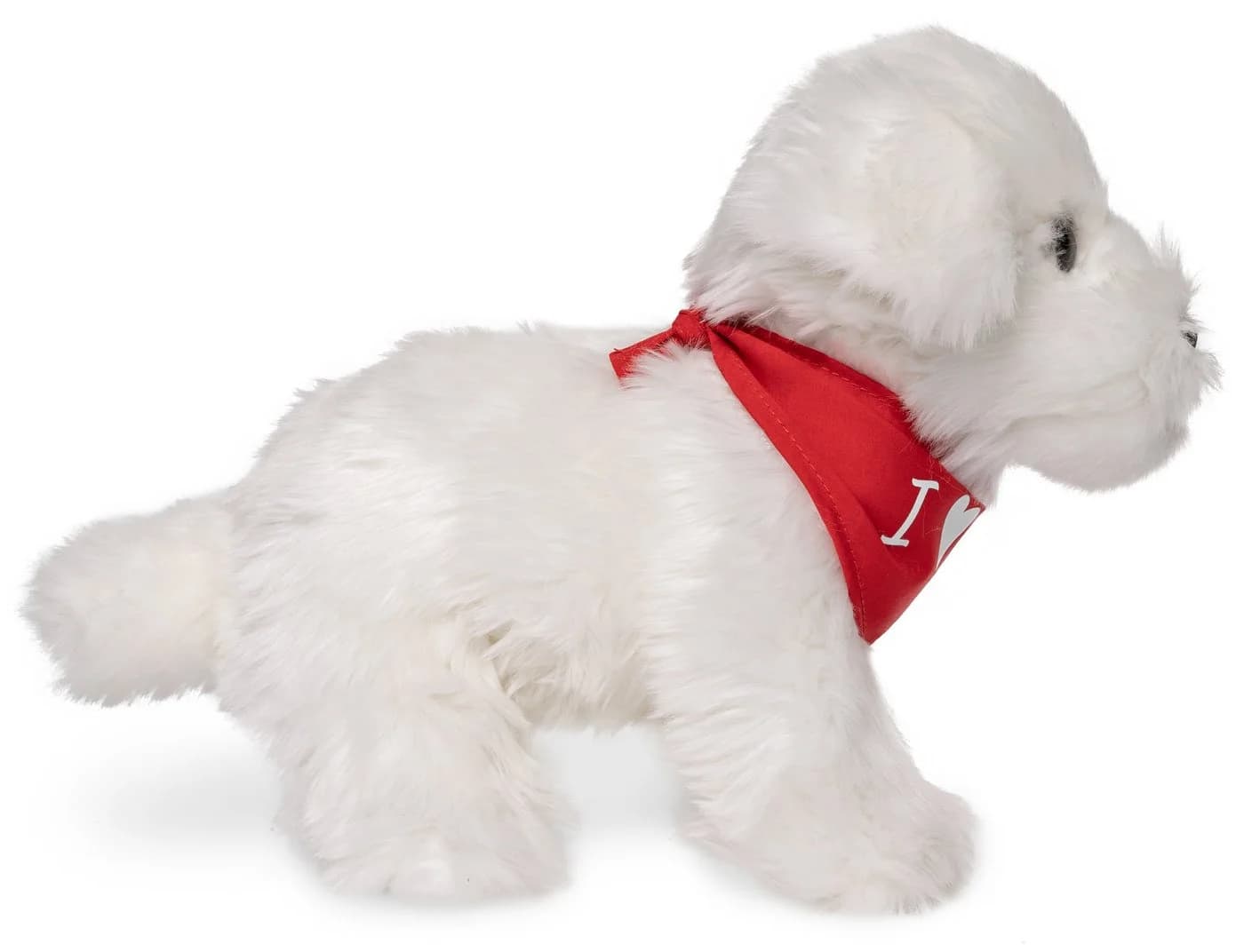 Uni-Toys Malteser Hund Kuscheltier "I Love You" 26 cm Plüschtier 100% Recyceltes Füllmaterial - Bild 3