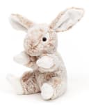 Uni-Toys Kuscheltier Hase m. Schlappohren superweich braun-meliert 22 cm Bild 2