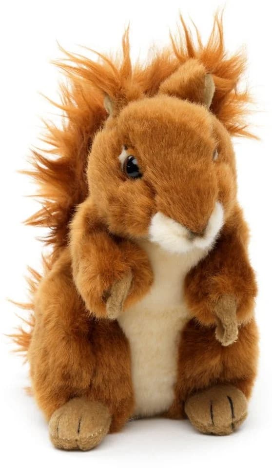 Uni-Toys Kuscheltier Eichhörnchen 17 cm Plüschtier Recyceltes Füllmaterial