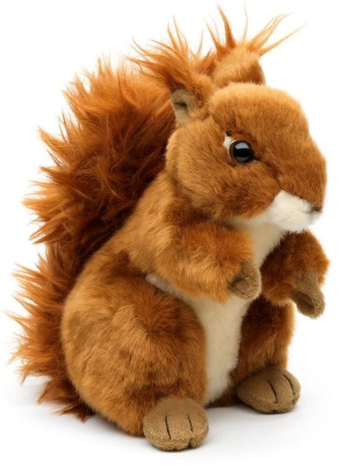 Uni-Toys Kuscheltier Eichhörnchen 17 cm Plüschtier Recyceltes Füllmaterial - Bild 2