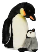 Uni-Toys Kuscheltier Kaiserpinguin mit Baby Plüsch 26 cm Bild 1