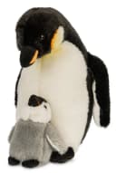 Uni-Toys Kuscheltier Kaiserpinguin mit Baby Plüsch 26 cm Bild 3