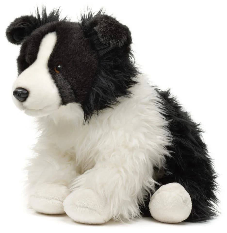 Uni-Toys Kuscheltier Border Collie Plüsch-Hund 30 cm - Bild 2