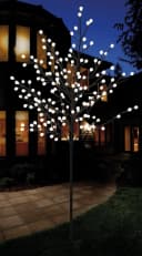 LED Baum BONETTI Schwarz 120cm Weihnachtsdekoration Bild 2