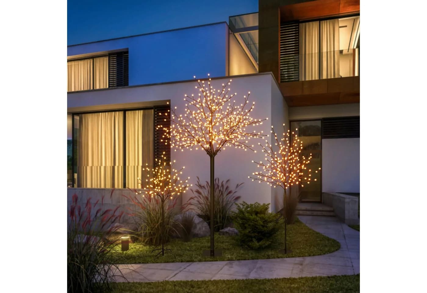 LED Baum BONETTI Schwarz 120cm Weihnachtsdekoration - Bild 3
