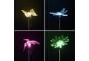 BONETTI LED Solarleuchte 4er Set Gartenstecker Schmetterling Libelle Blume Kolibri Bild 2