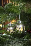BONETTI Weihnachtskugel-Set 6-tlg. Chrom LED Echtglas Bild 3