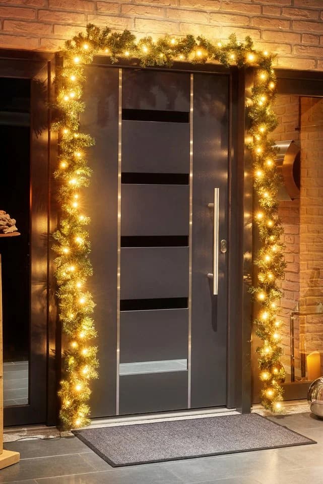 BONETTI Kunstgirlande 5m Tanne mit 80 LEDs warm-weiß - Bild 2