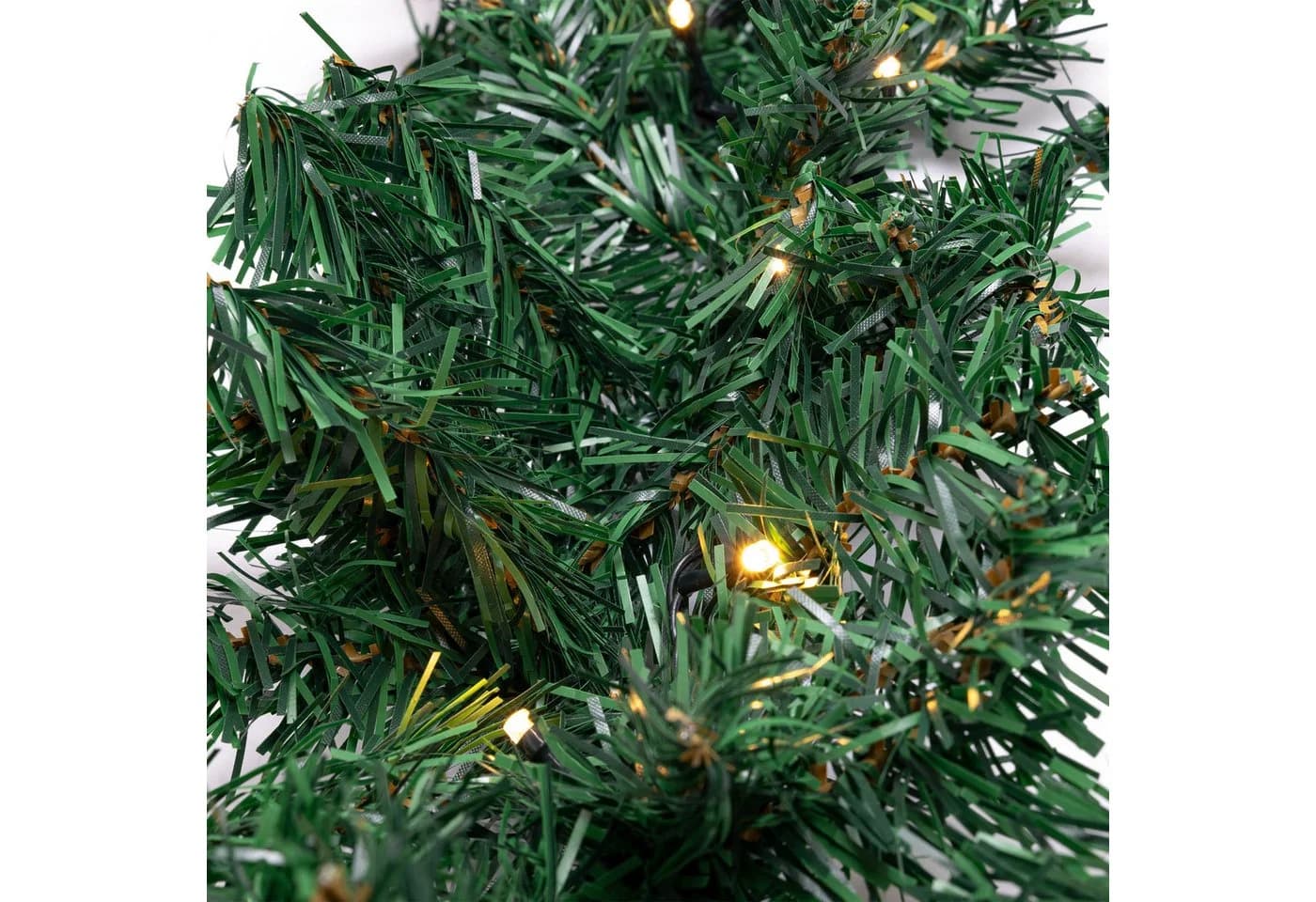 BONETTI Kunstgirlande 5m Tanne mit 80 LEDs warm-weiß - Bild 4