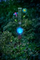 BONETTI LED Solarleuchte mit Regenmesser und Bruchglas-Optik Bild 5