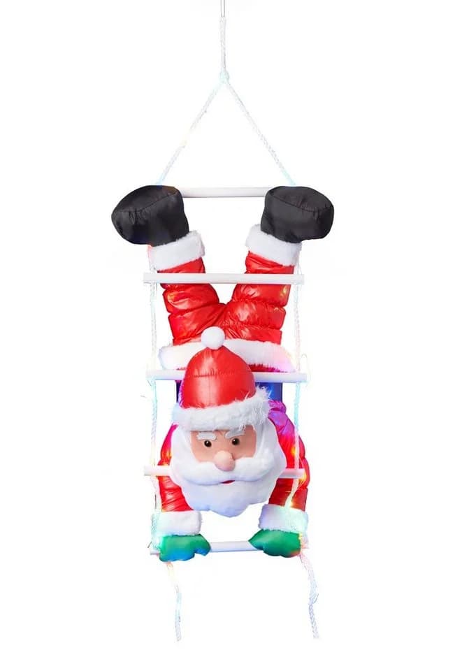 BONETTI LED Weihnachtsmann Dekofigur Bunt 110cm - Bild 2