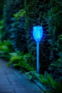 BONETTI LED Gartenfackel Türkis Solar mit Flammeneffekt Bild 4