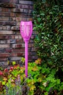 BONETTI LED Gartenfackel Lila Solar mit Flammeneffekt Bild 5